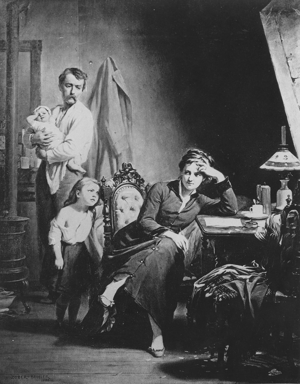 A nők emancipációja, 1880 alkotó: Fritz Zuber Buhler