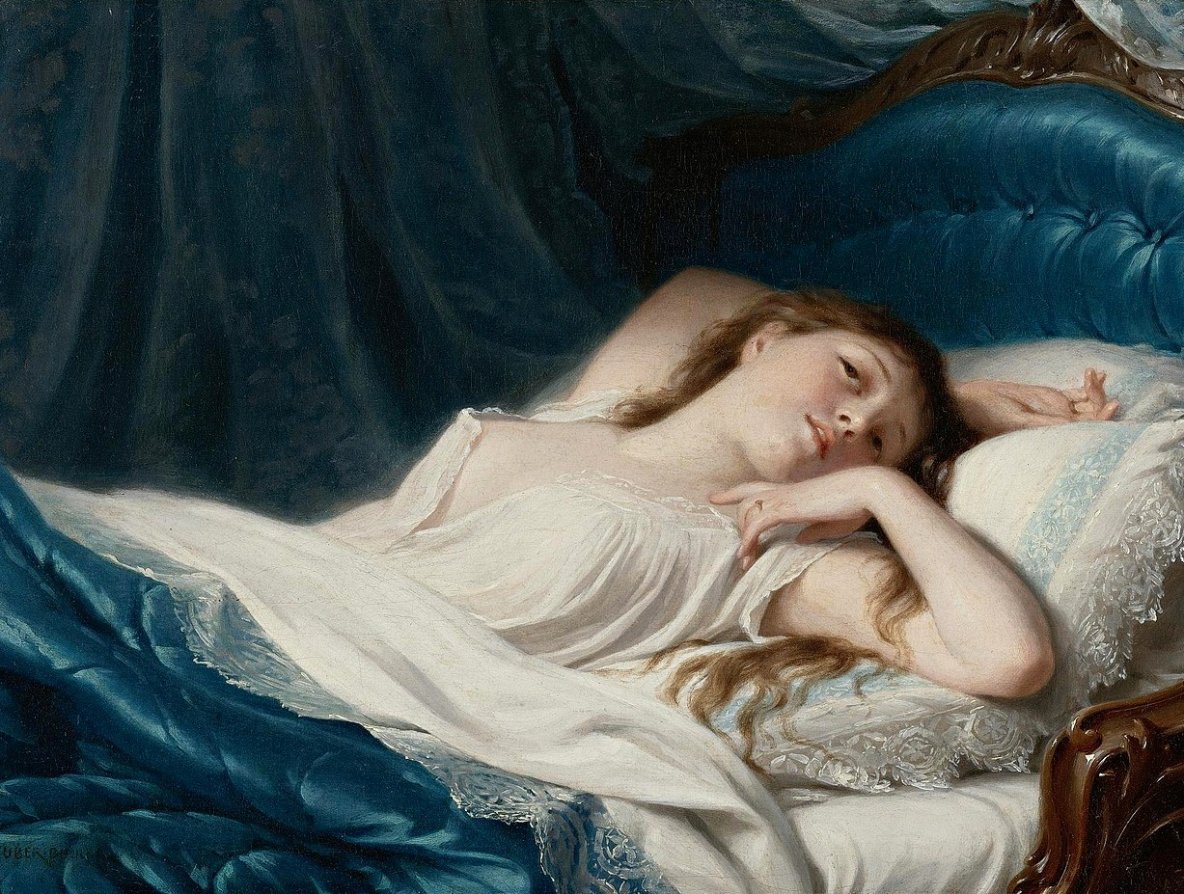 Fekvő szépség alkotó: Fritz Zuber Buhler