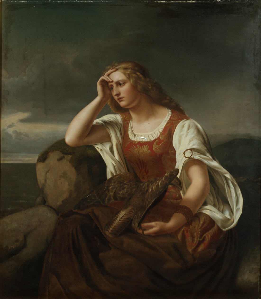 Ingeborg az óceán mellett alkotó: Fritz Jensen