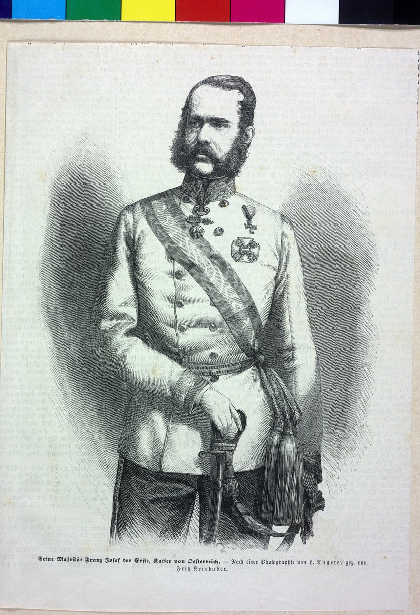 I. Ferenc József osztrák császár alkotó: Fritz Kriehuber
