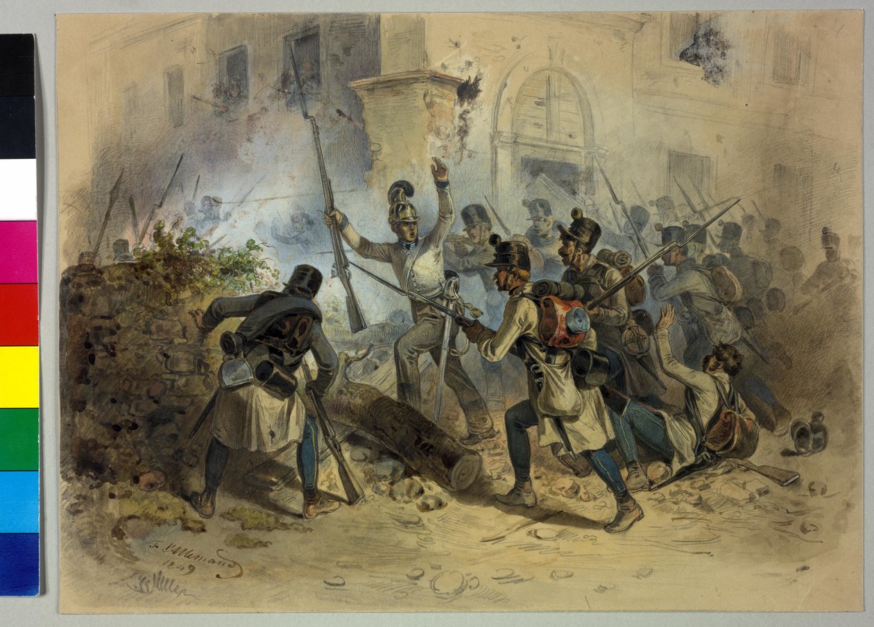 Városi hadviselés 1848 alkotó: Fritz L
