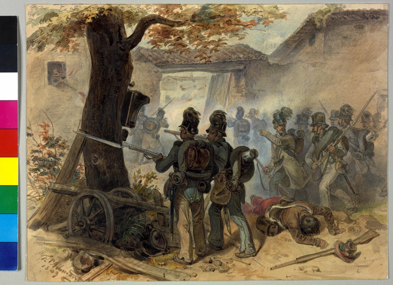 Városi hadviselés 1848 alkotó: Fritz L
