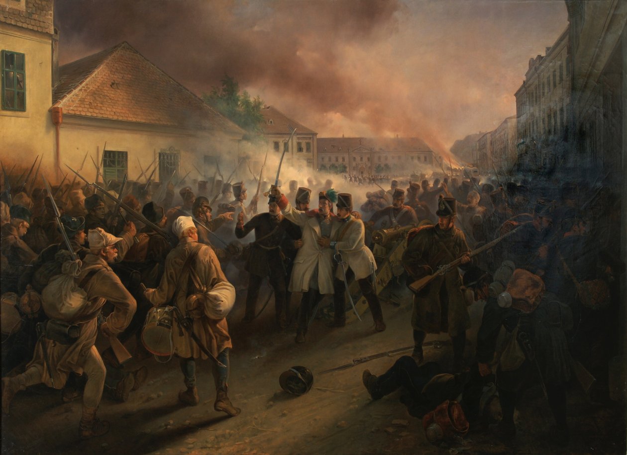 Heinrich Hentzy von Arthurm tábornok hősi halála alkotó: Fritz L