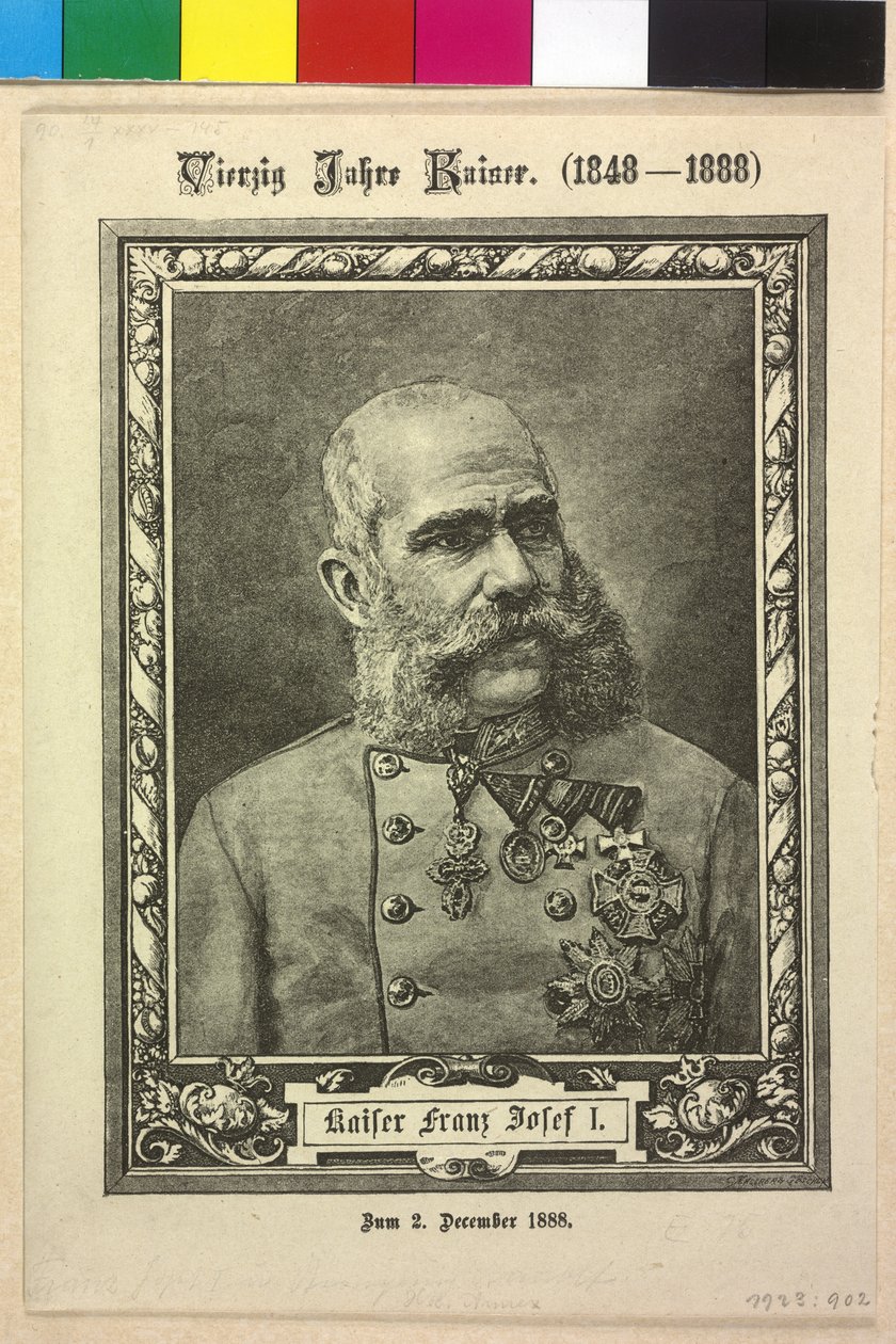 I. Ferenc József osztrák császár alkotó: Fritz Luckhardt