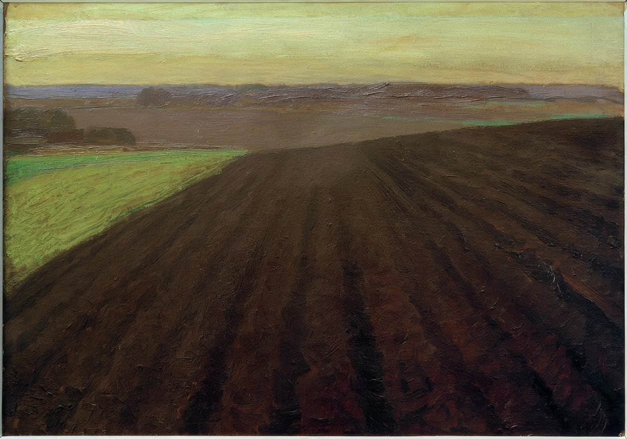 Fritz Mackensen, "Mooräcker" / Olaj, vászon, 1900 alkotó: Fritz Mackensen