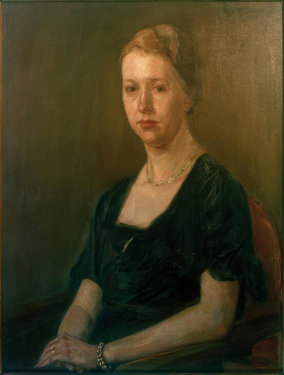 Hertha Römer portréja alkotó: Fritz Mackensen
