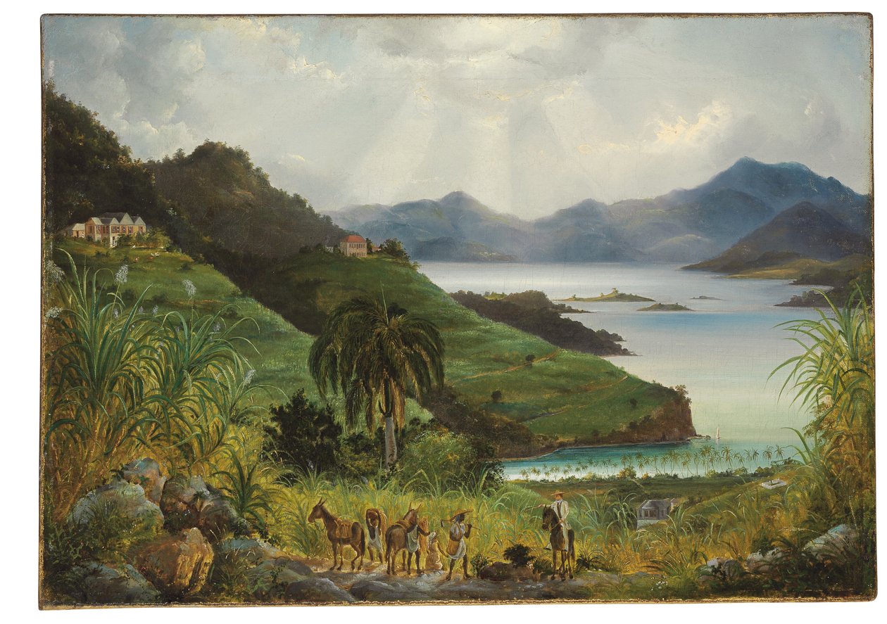 Cruz Bay; Cinnamon Bay, Danish West Indies (U.S. Virgin Islands) alkotó: Fritz Siegfried Georg Melbye