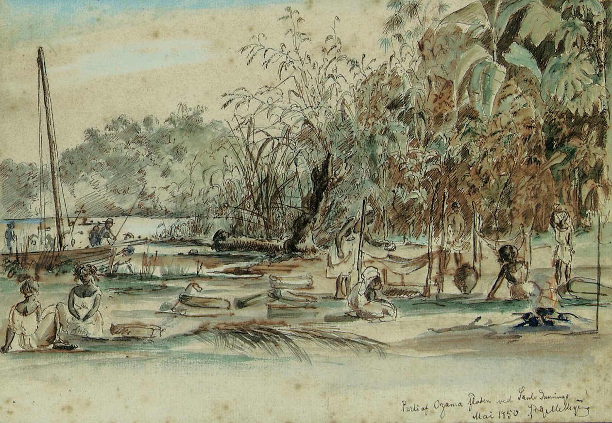 Santo Domingo, Szent Tamás, 1850 alkotó: Fritz Siegfried Georg Melbye