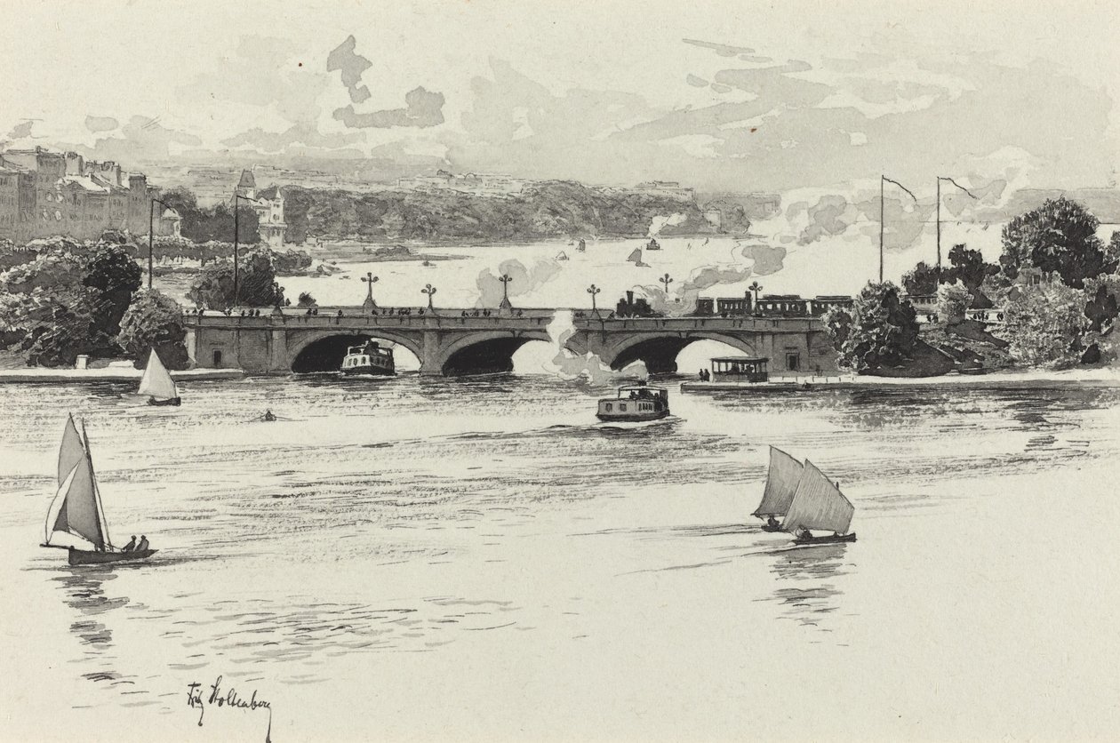 Lombardsbrucke alkotó: Fritz Stoltenberg