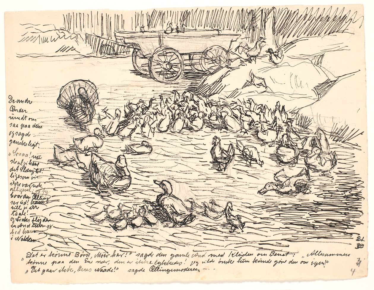 A többi kacsa... alkotó: Fritz Syberg