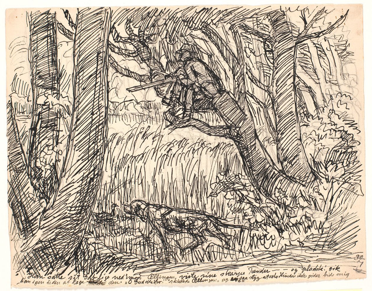 Feltette a rést... alkotó: Fritz Syberg