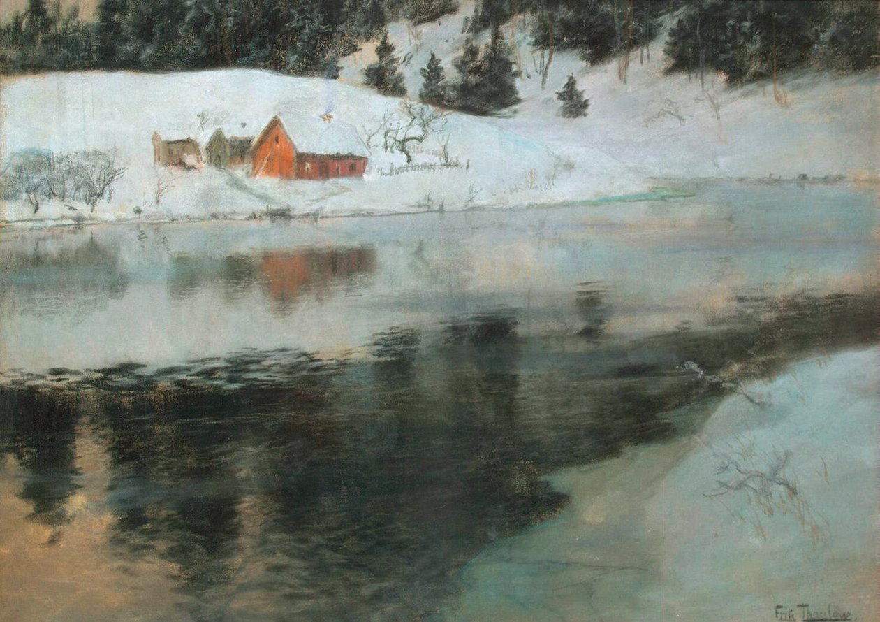 Téli táj”, 1883-1884. alkotó: Fritz Thaulov