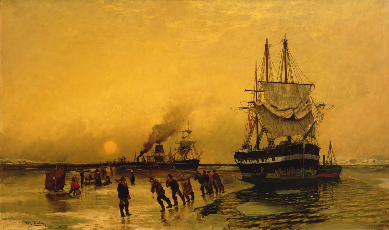 Összefut vkivel alkotó: Fritz Thaulow