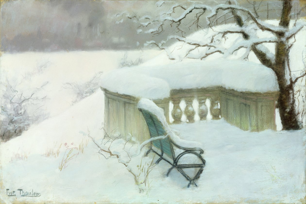Elbe Park Hamburgban alkotó: Frits Thaulow