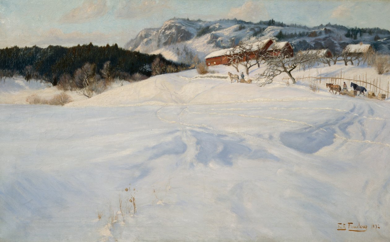 Fleskum farm alkotó: Fritz Thaulow