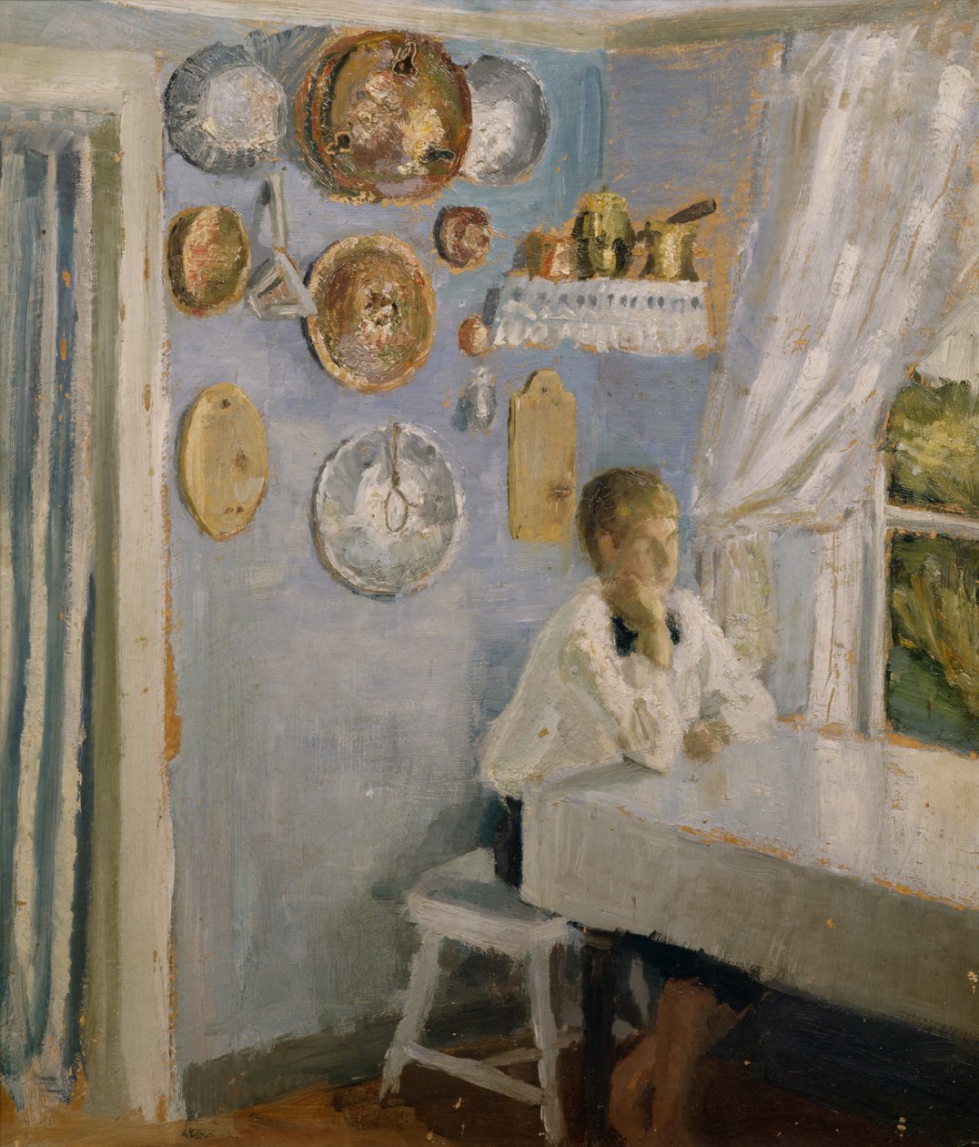 Harald a reggelizőasztalnál alkotó: Fritz Thaulow