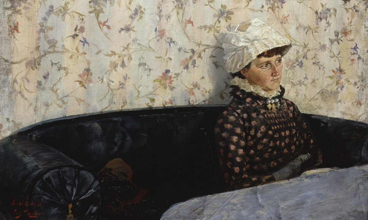Ingeborg a kanapén, Sandø alkotó: Fritz Thaulow