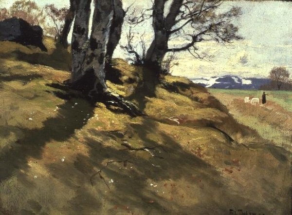 Táj Stordban, Norvégiában alkotó: Fritz Thaulow