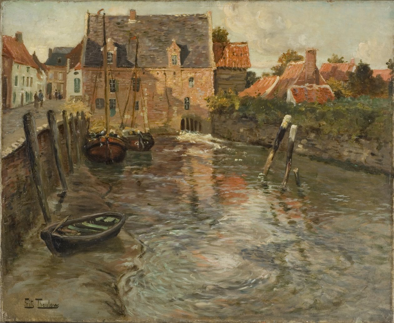 Alacsony víz alkotó: Frits Thaulow