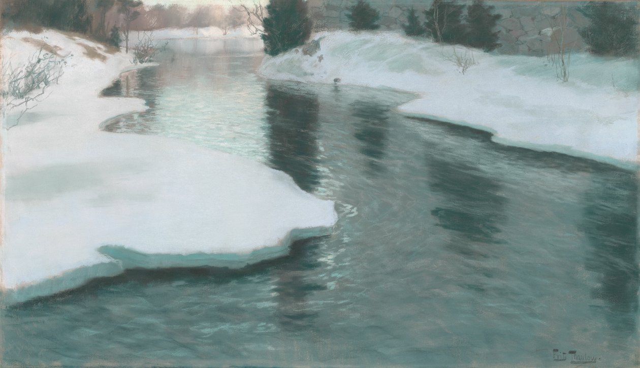 Olvadó hó alkotó: Fritz Thaulow
