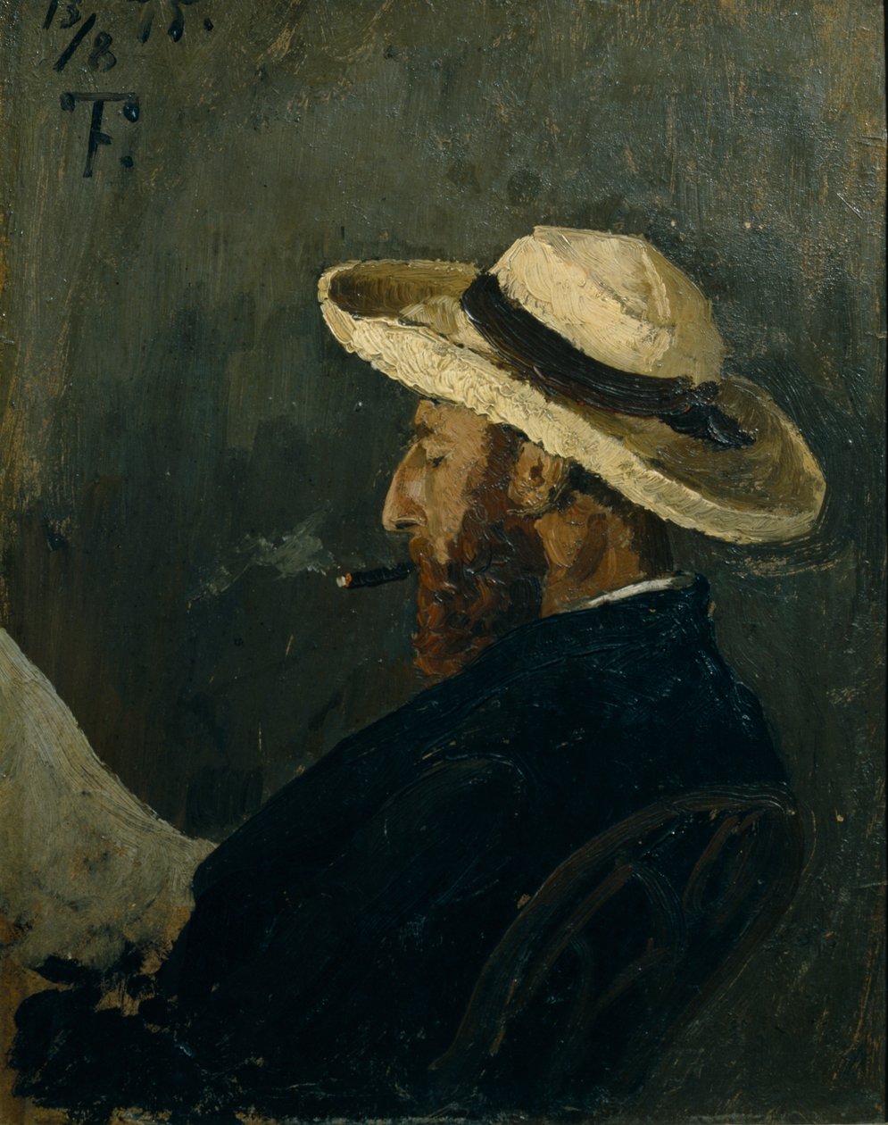 Fredrik Collett portréja alkotó: Fritz Thaulow