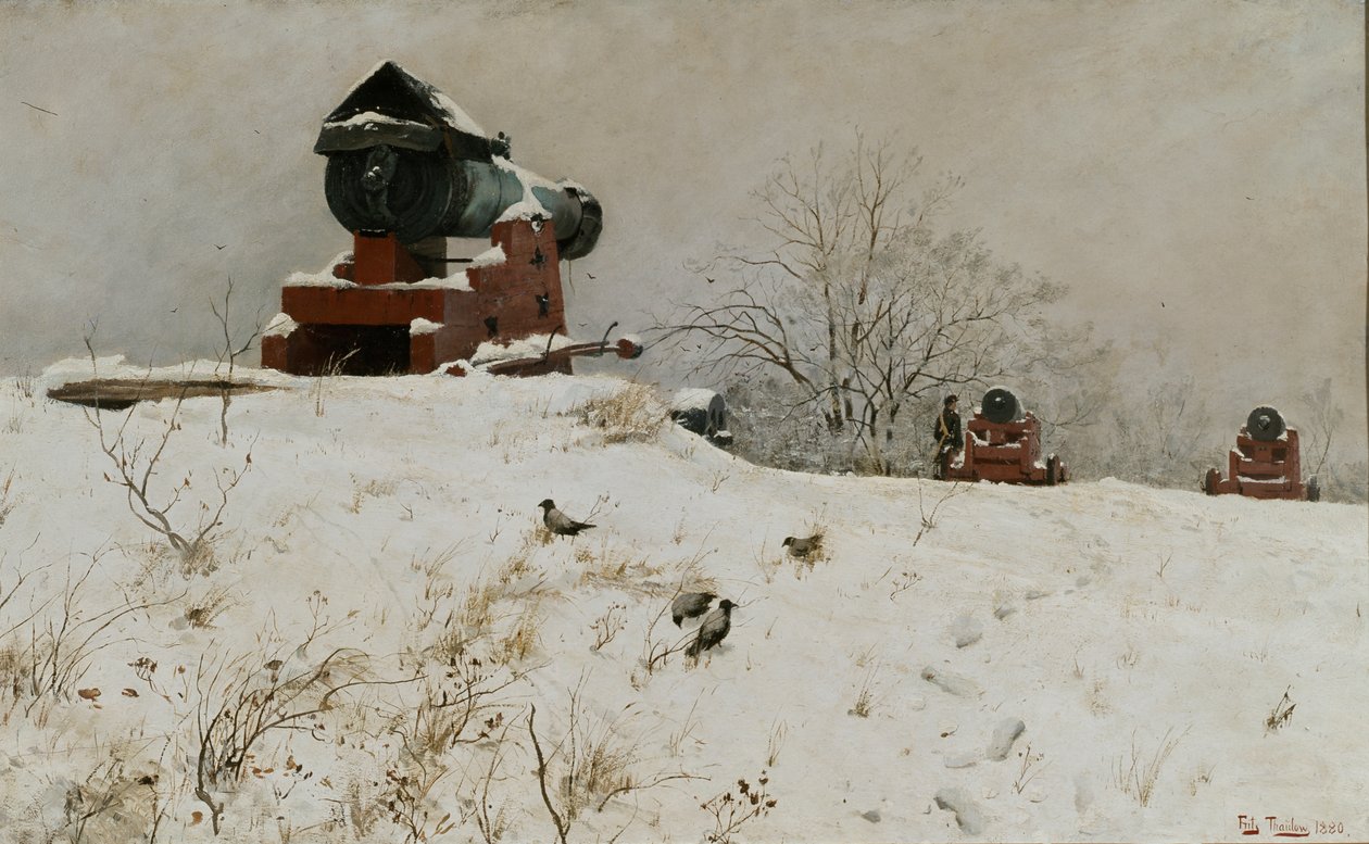 Vörös ágyú alkotó: Fritz Thaulow
