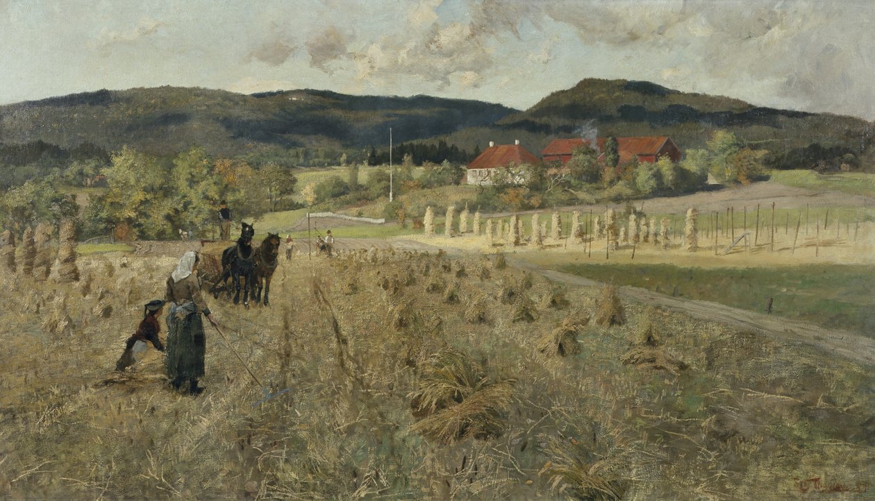Szeptemberi nap Vestre Akerben alkotó: Fritz Thaulow
