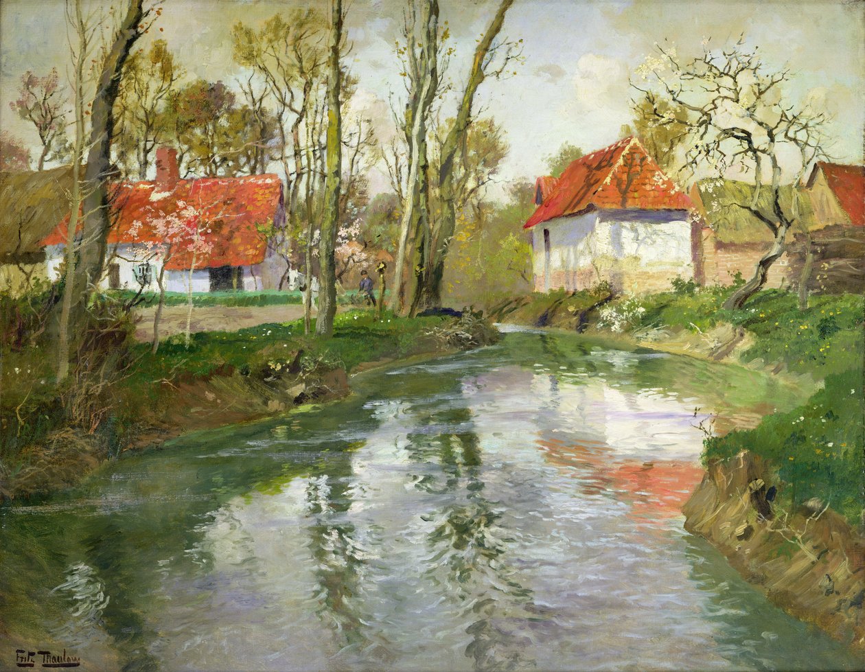 A Quimperle-i tejüzem alkotó: Frits Thaulow