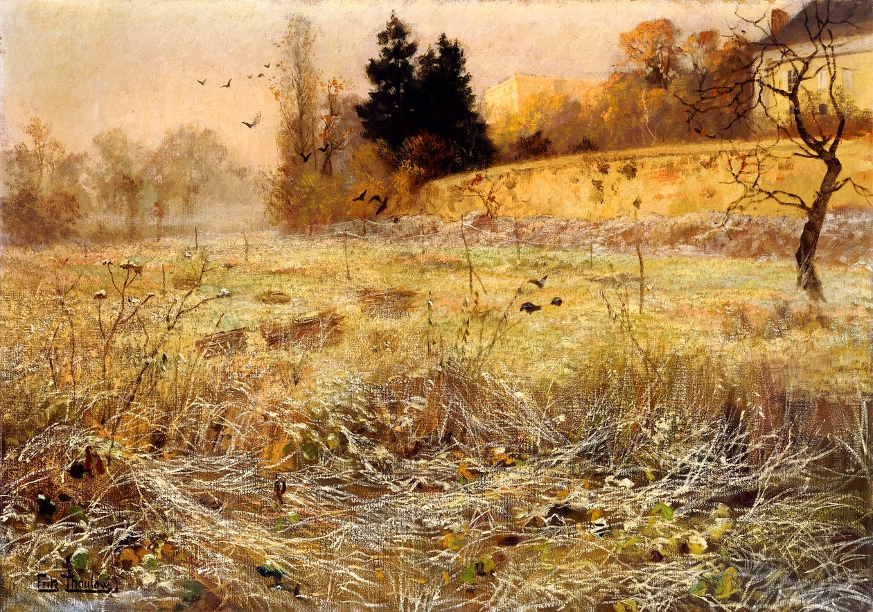 The Hoar Frost, 1900 körül alkotó: Frits Thaulow