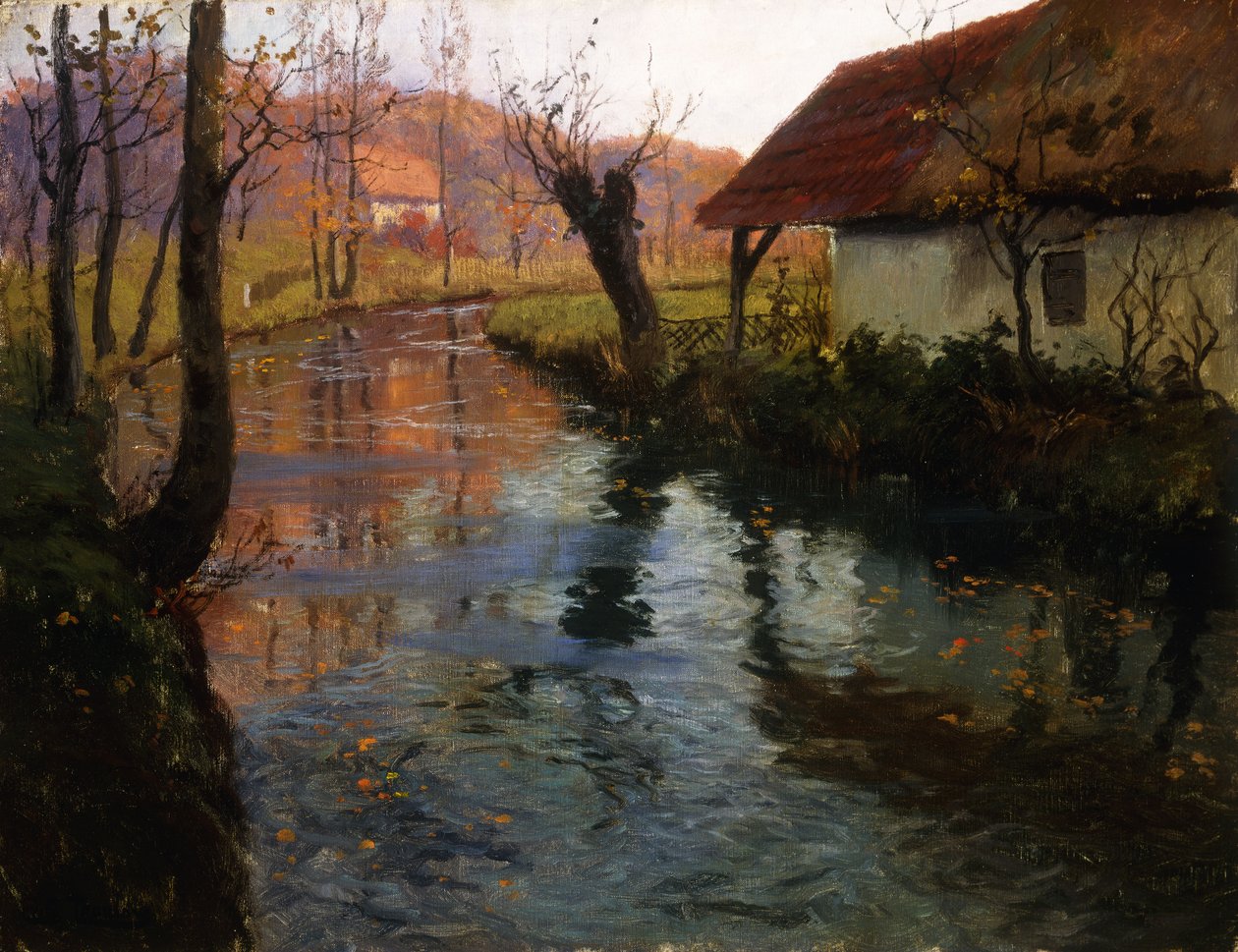 A Malom-patak alkotó: Frits Thaulow