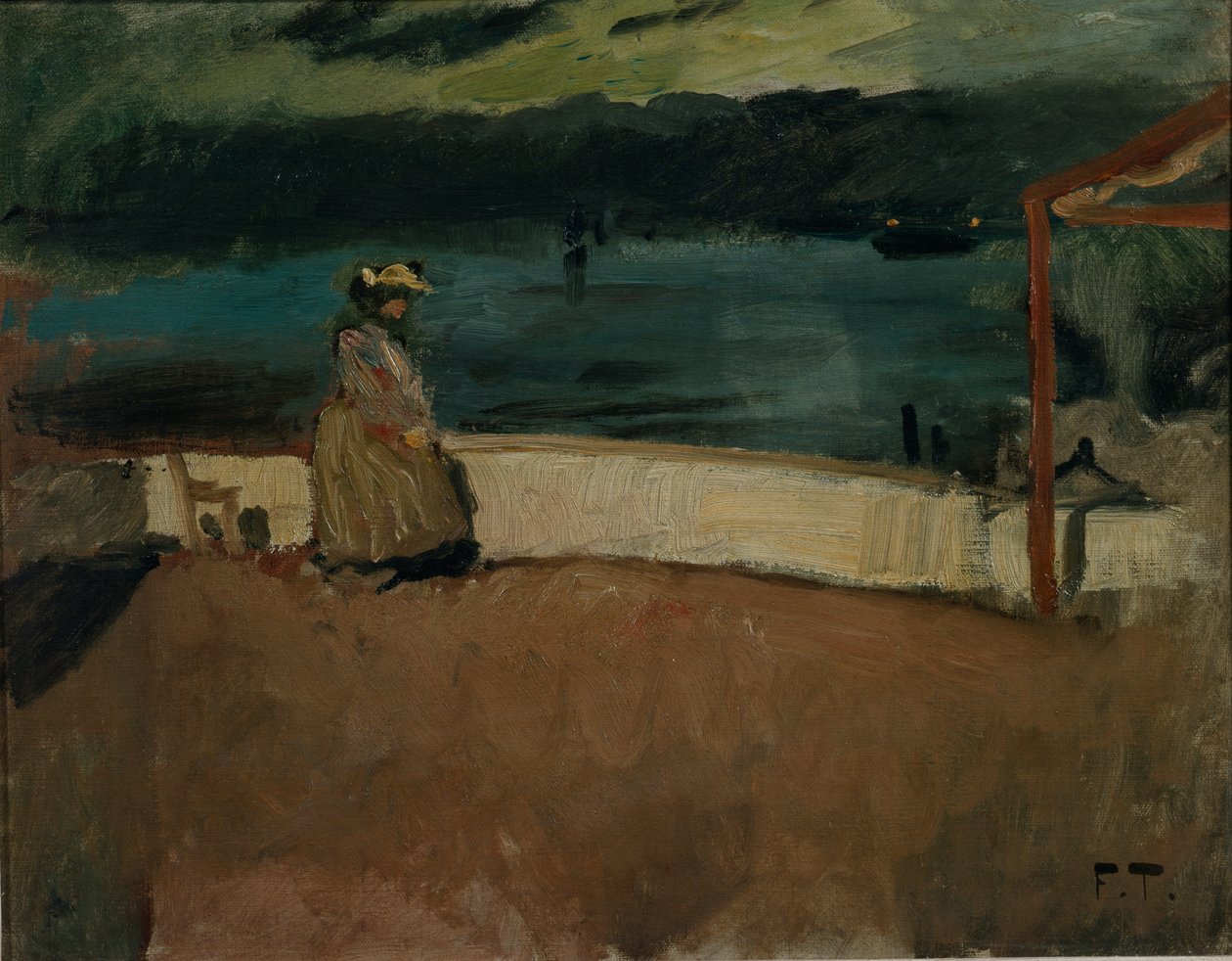 Cím nélkül, 1895 körül (olaj, vászon) alkotó: Fritz Thaulow