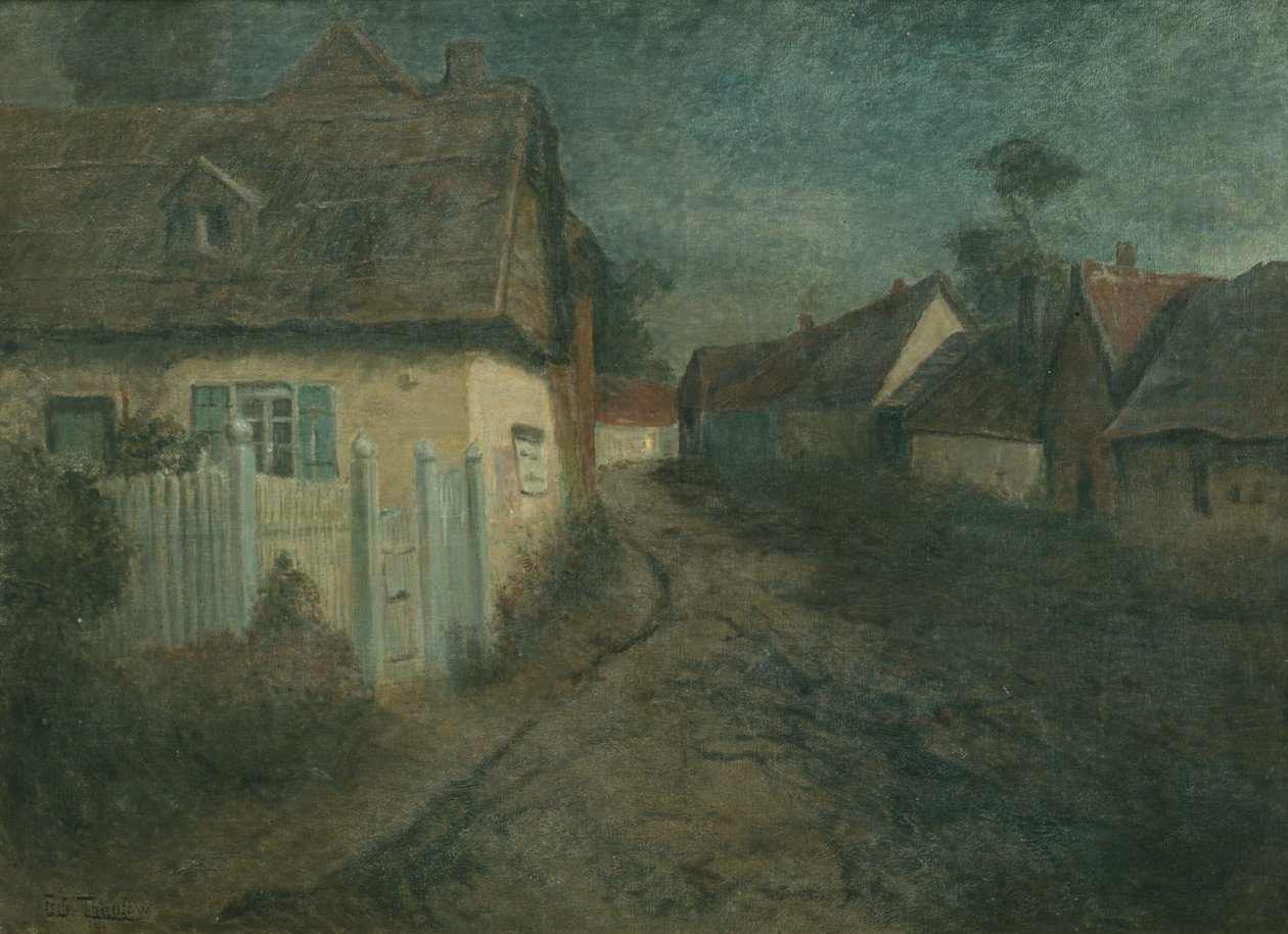 Cím nélkül, 1895 körül (festmény) alkotó: Fritz Thaulow