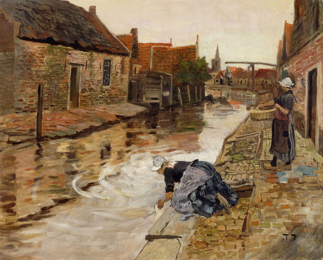 Volendam, alkotó: Frits Thaulow