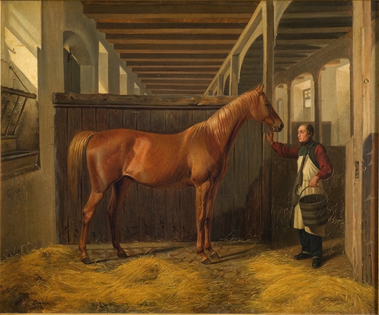 A táncosnő alkotó: Fritz Thomsen