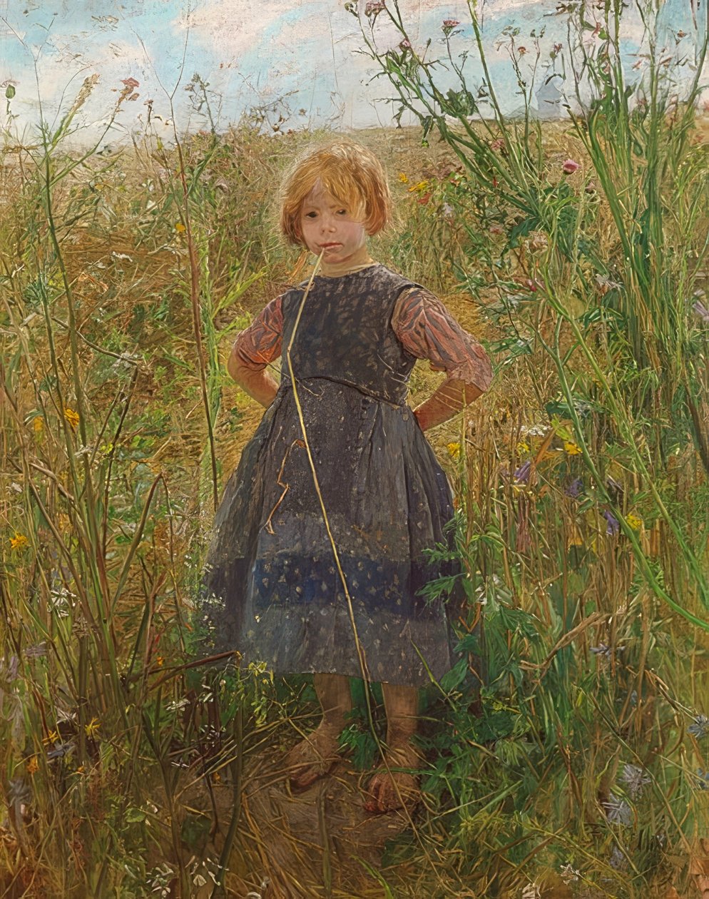 Heather Princess. 1889 alkotó: Fritz von Uhde