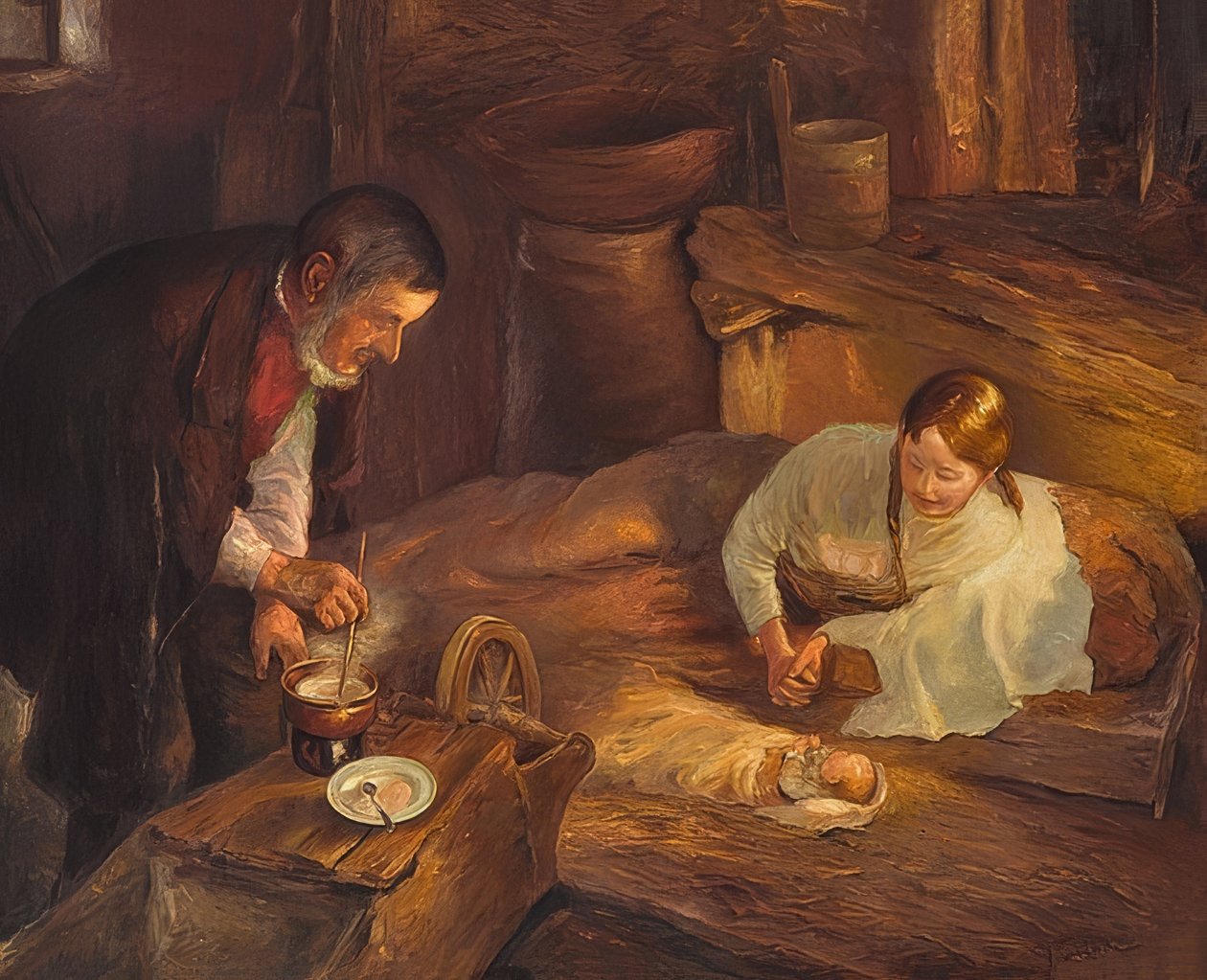 A szent éjszakán alkotó: Fritz von Uhde
