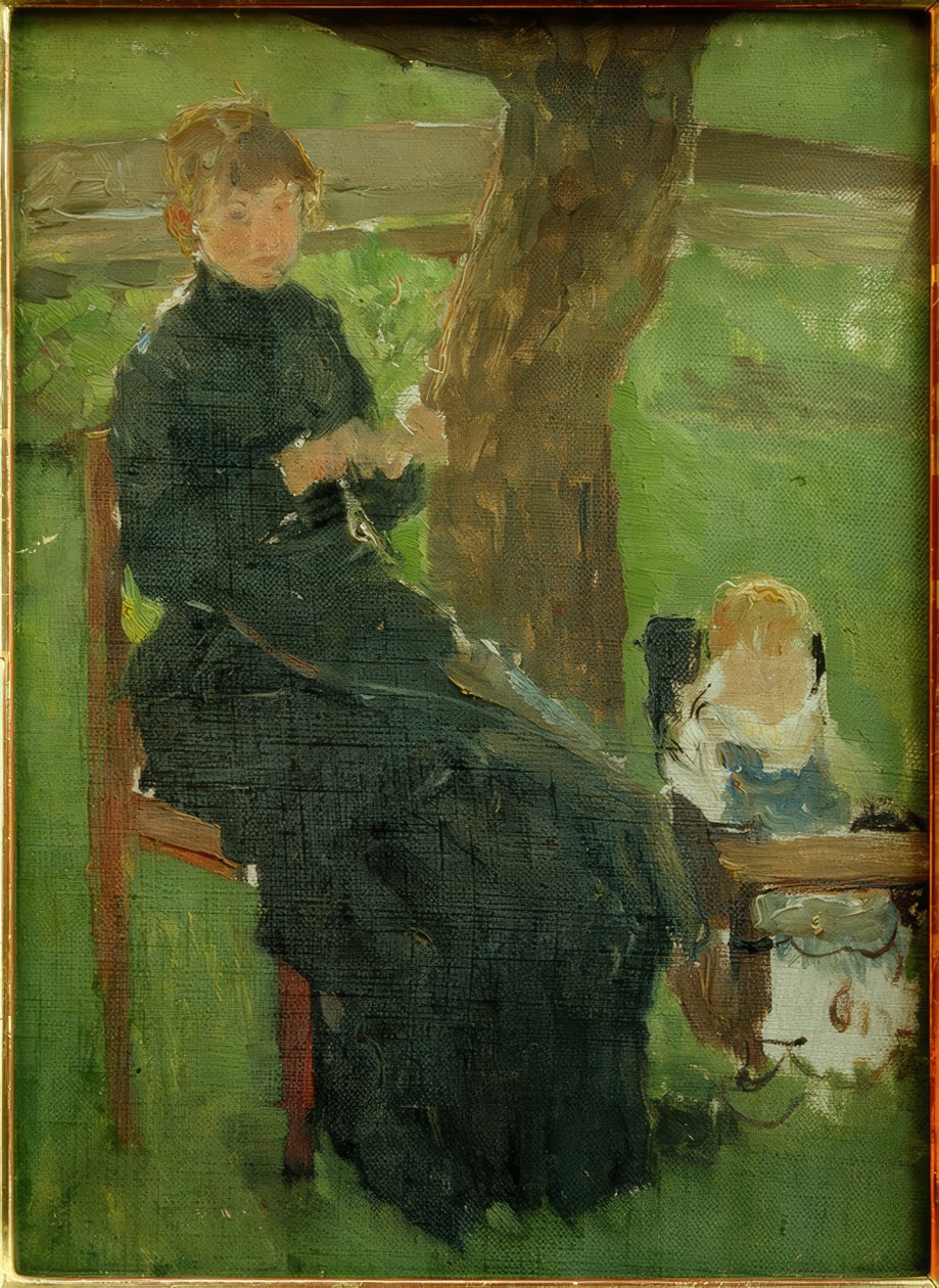 anya és gyermek alkotó: Fritz von Uhde