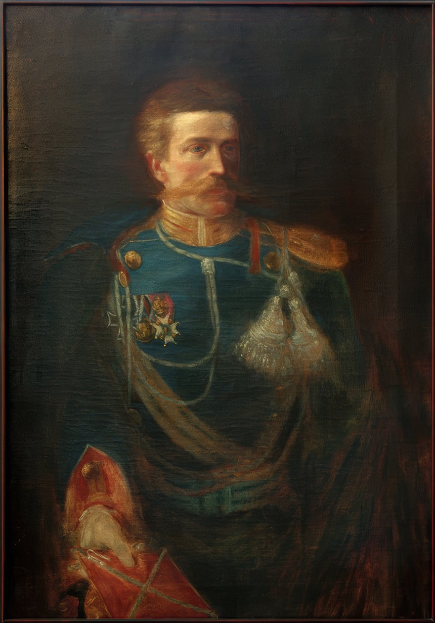 Önarckép egyenruhában alkotó: Fritz von Uhde