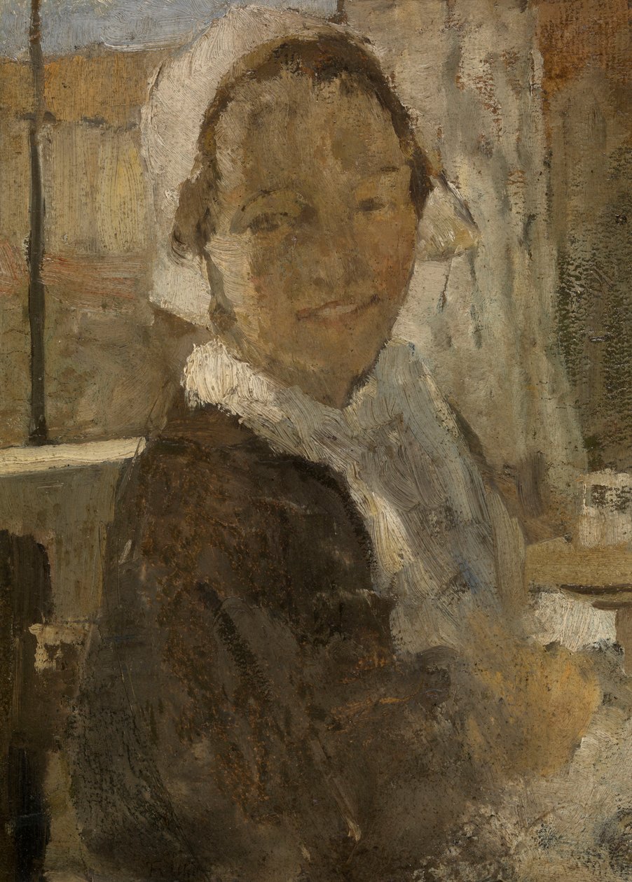 Kislány alkotó: Fritz von Uhde