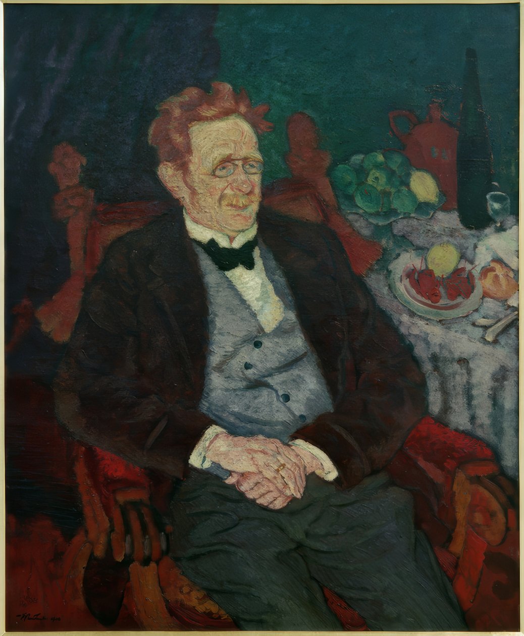 Karl Maser portréja alkotó: Fryderyk Pautsch