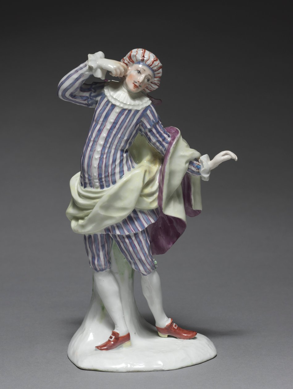 Olasz vígjáték figura: Mezetin, c. 1753. alkotó: Fürstenberg Porcelain Factory