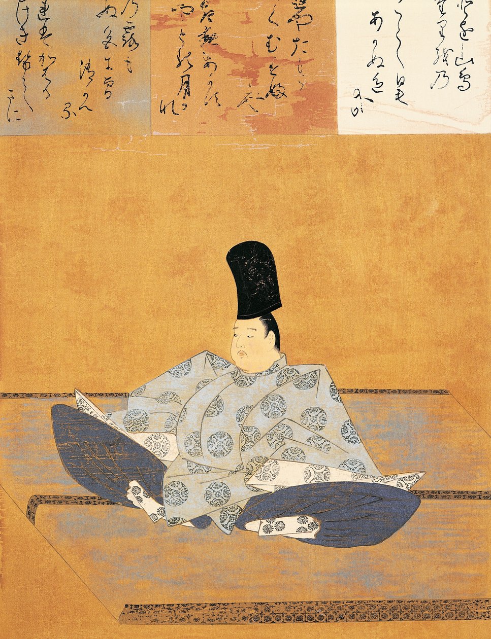 Go-Toba császár portréja, Fujiwara no Nobuzane (1176 vagy kb. 1177-1265), Japán, japán civilizáció alkotó: Fujiwara  Nobuzane