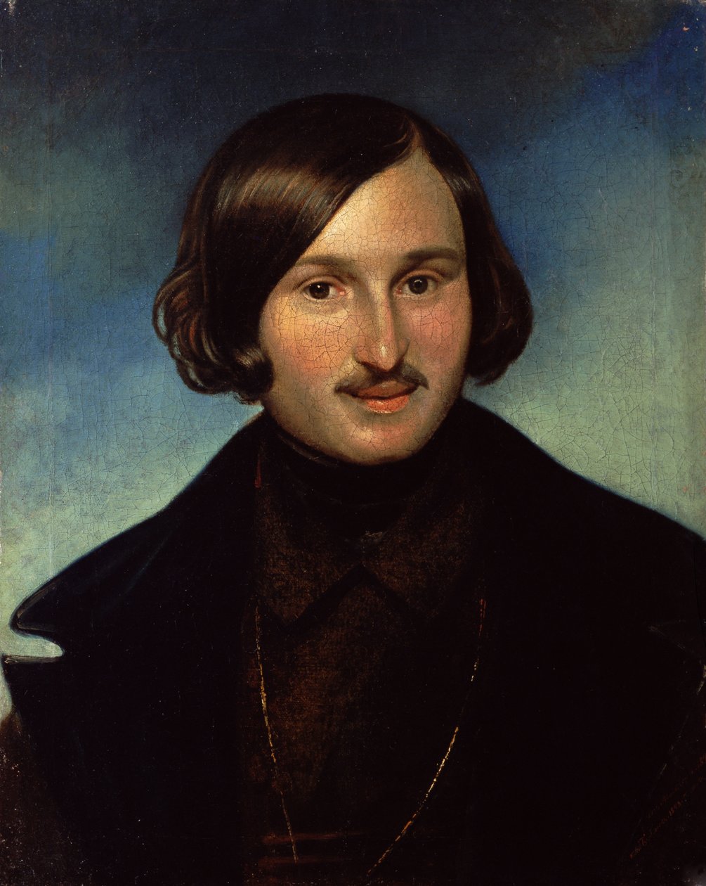 Nikolay Gogol portréja, 1841 alkotó: Fyodor Antonovich Moller