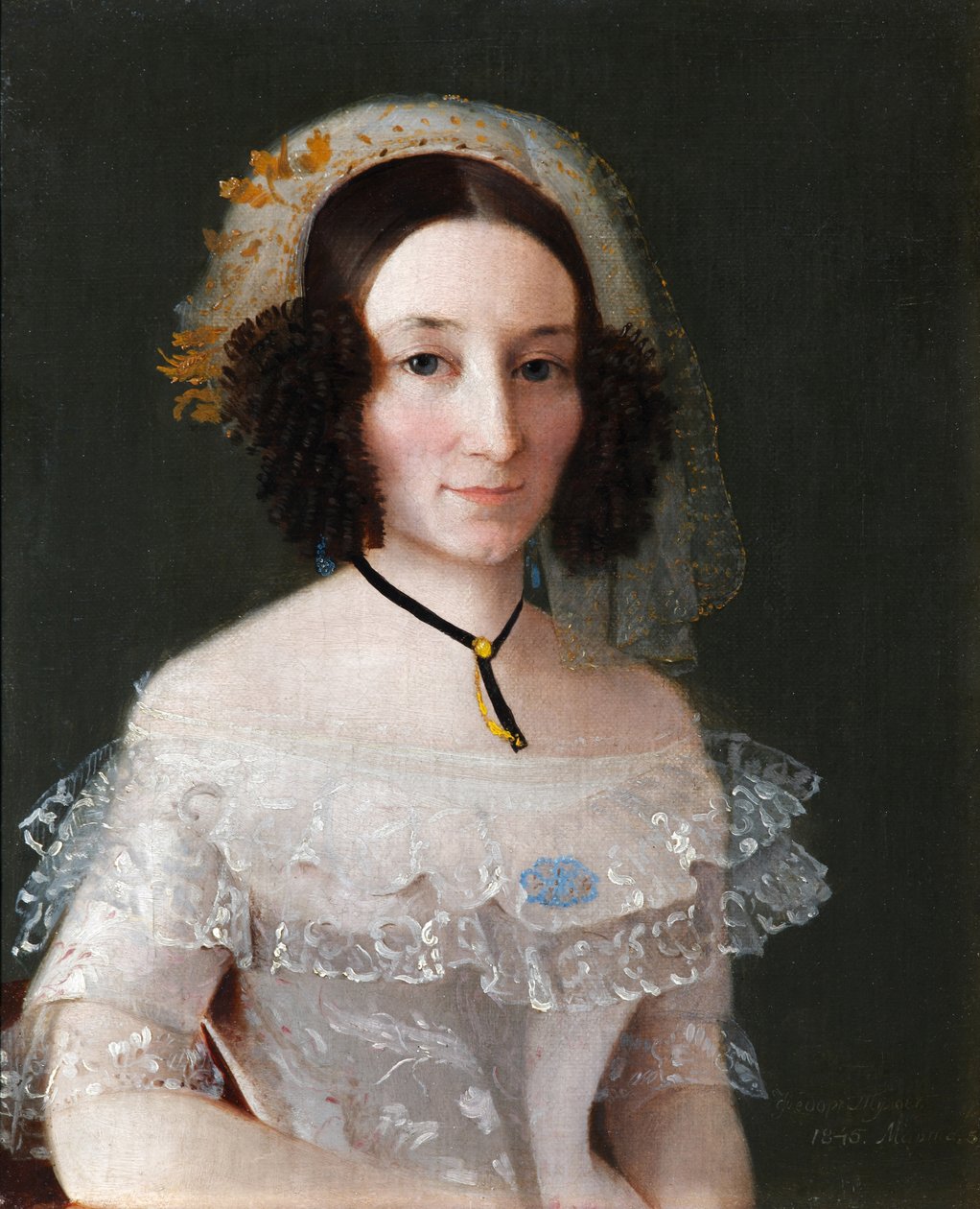 Jelizaveta Alekszejevna Benkendorf portréja, született Janova, 1845 alkotó: Fyodor Andreevich Tulov