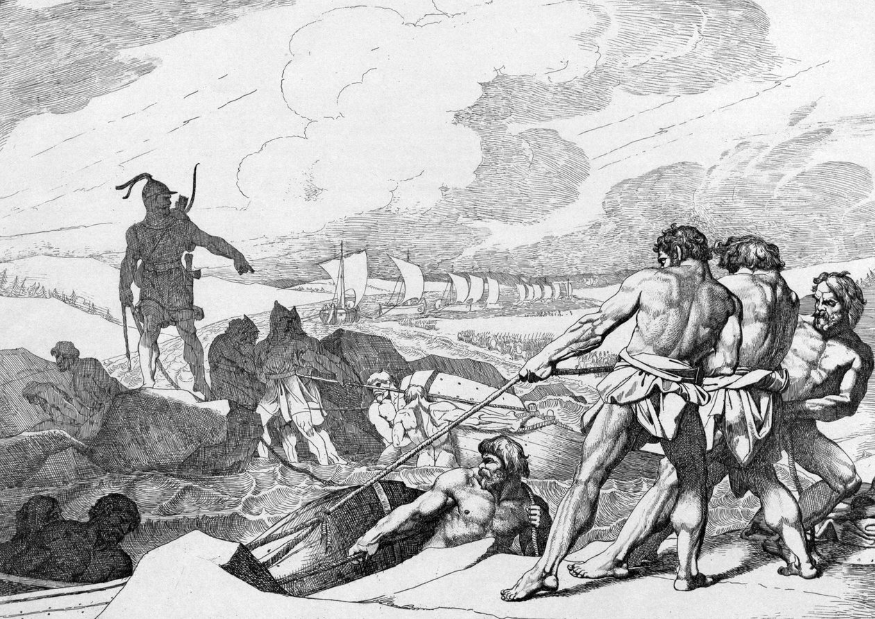 Novgorodi Oleg hadjárata Konstantinápoly ellen, 1839 előtt alkotó: Fyodor Antonovich Bruni