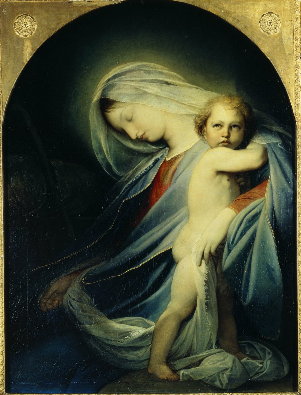 Pihenj az egyiptomi repülésen, 1838 alkotó: Fyodor Antonovich Bruni