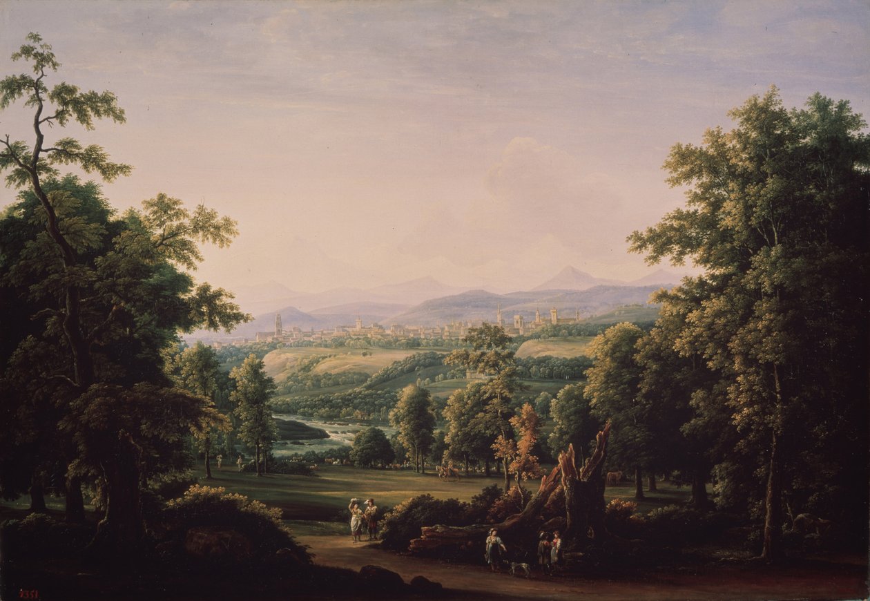 Bern melletti táj, 1817 alkotó: Fyodor Mikhailovich Matveyev