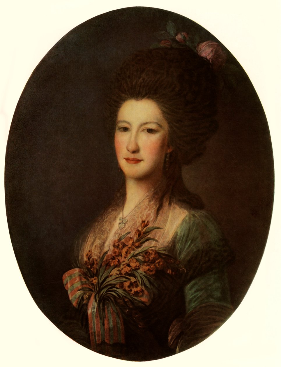 J. V. Santi grófnő portréja, 1785, 1965. alkotó: Fyodor Rokotov