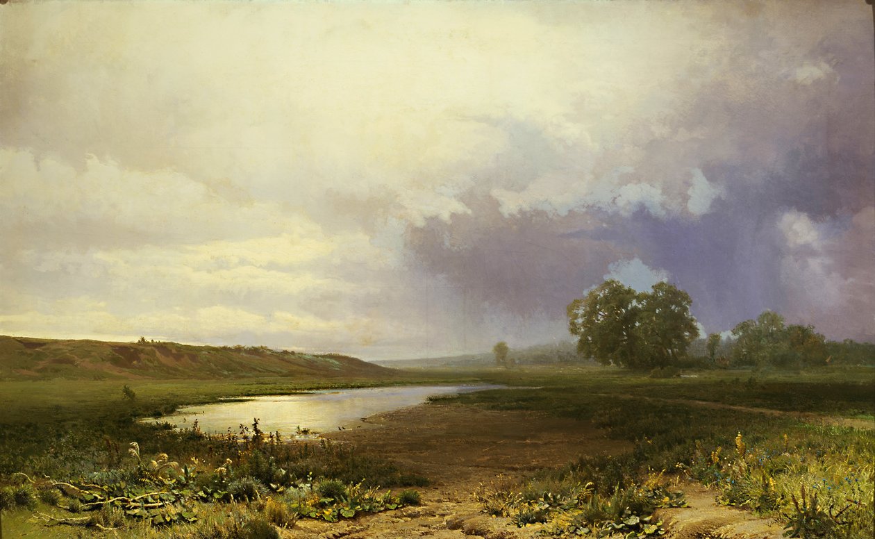 orosz: "Wet Meadow" nedves rét alkotó: Fyodor Vasilyev