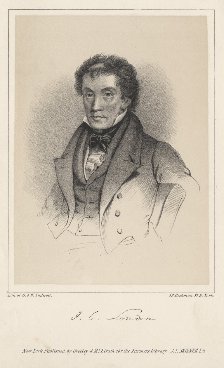 J. C. Loudon, 1846 alkotó: G. and W. Endicott